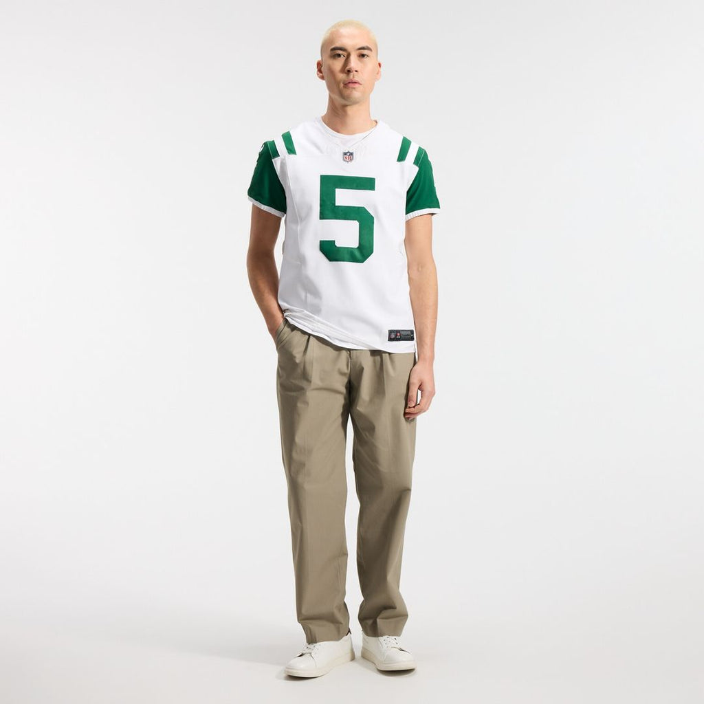 Garrett Wilson New York Jets Nike Classic Alternate Vapor F.U.S.E. Elite Jersey - White Official NFL Team Apparel Football Fan Gear