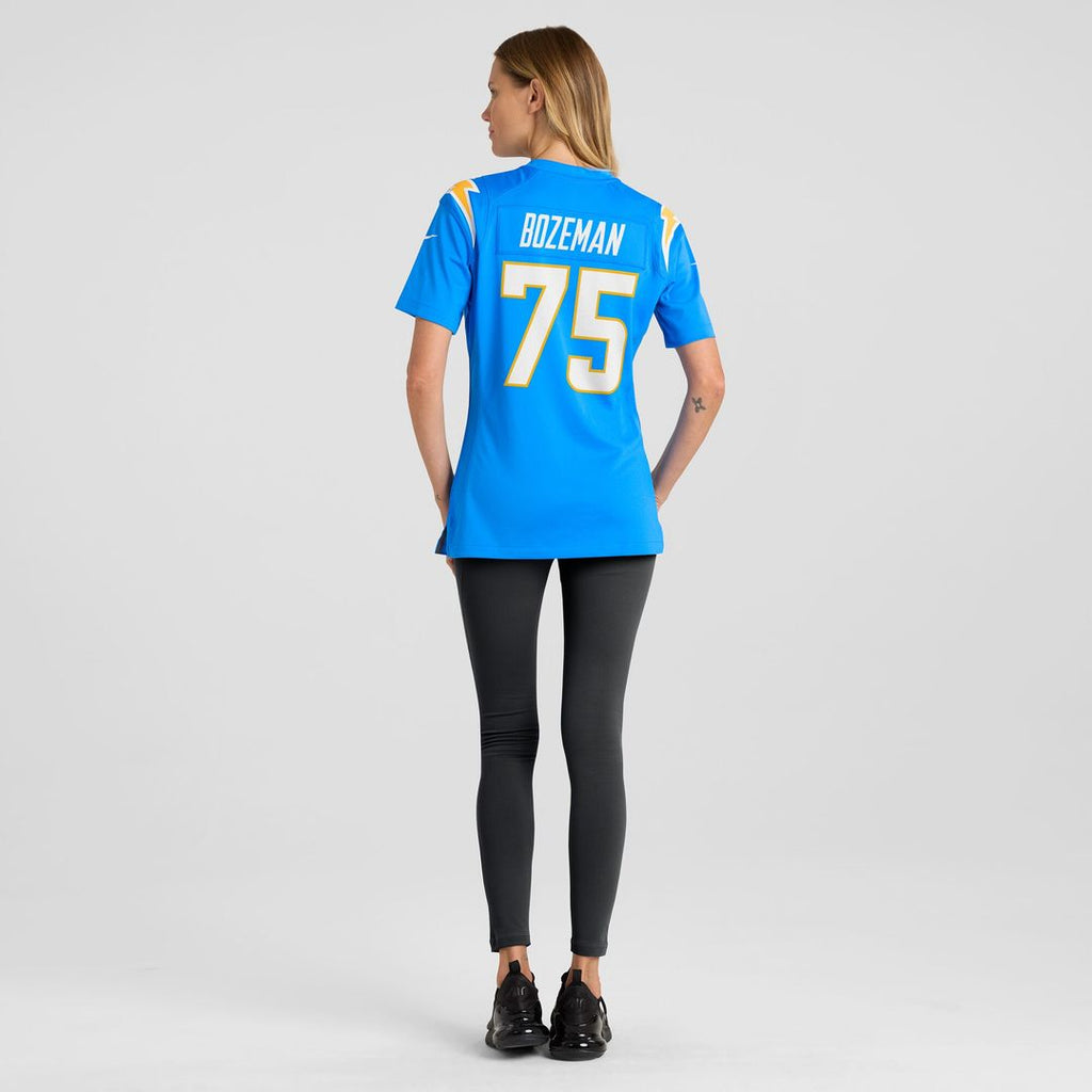 Bradley Bozeman Los Angeles Chargers Nike Women's Game Jersey - Powder Blue Official NFL Team Apparel Football Fan Gear