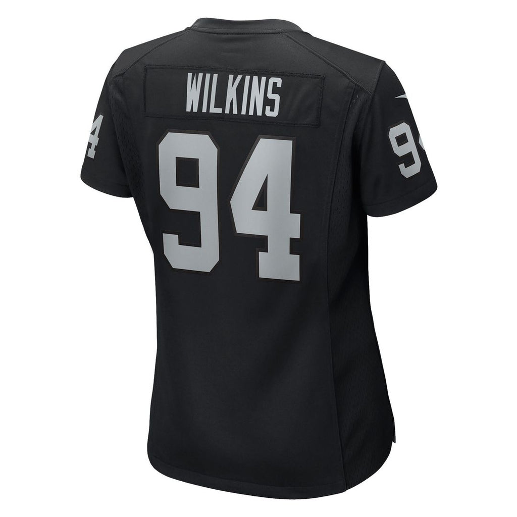 Christian Wilkins Las Vegas Raiders Nike Women's Team Game Jersey - Black Official NFL Team Apparel Football Fan Gear
