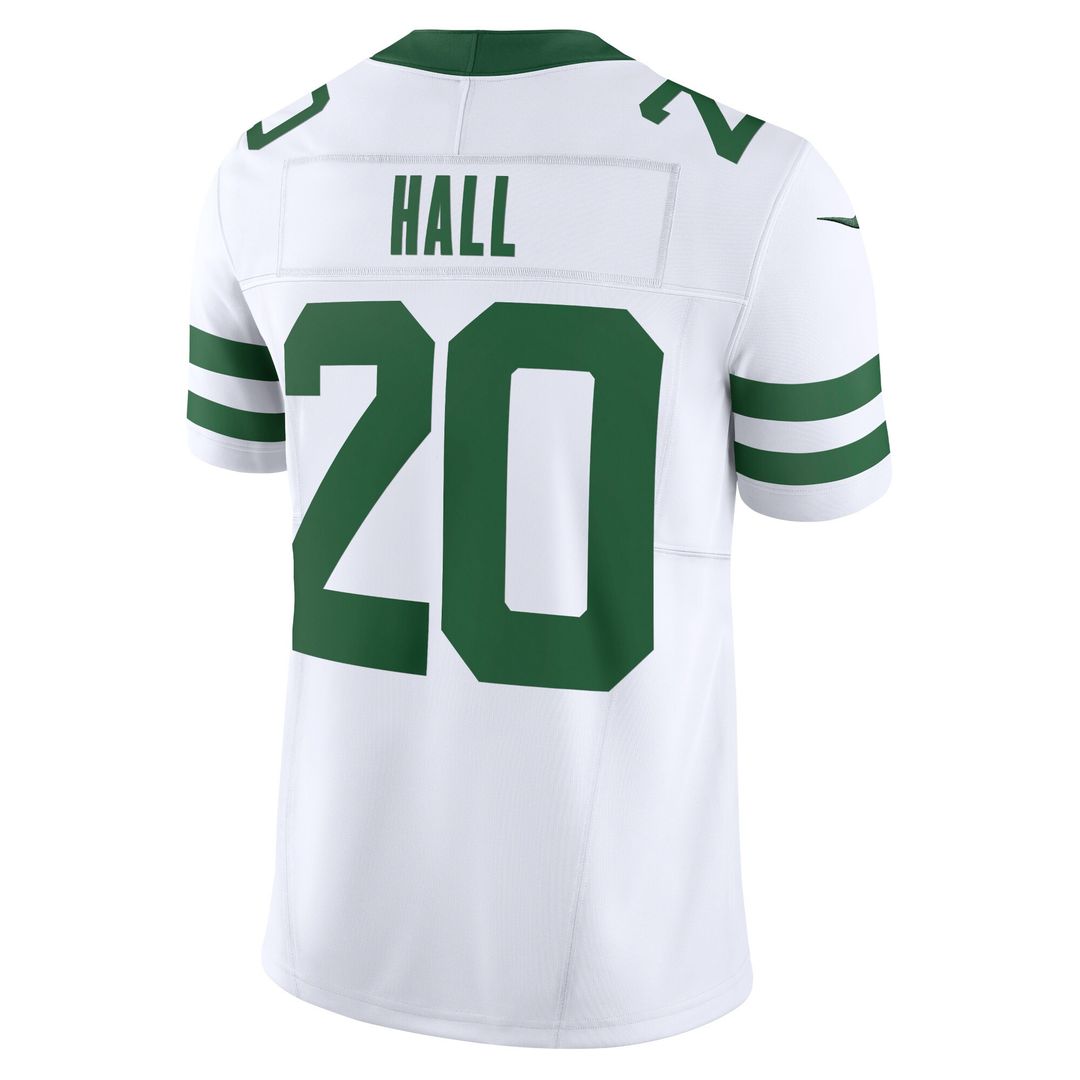 Breece Hall New York Jets Nike Vapor F.U.S.E. Limited Jersey - Legacy White Official NFL Team Apparel Football Fan Gear