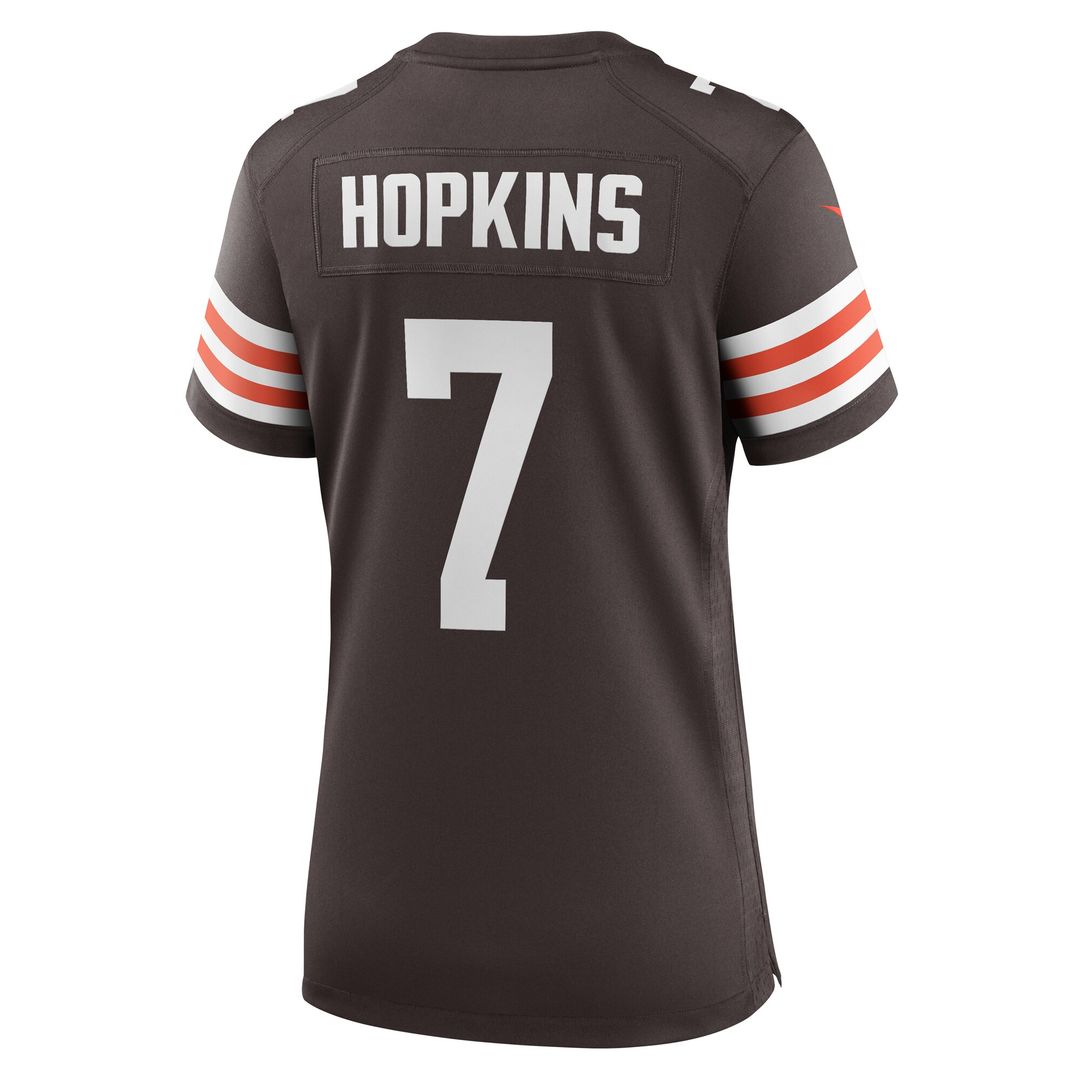 Dustin Hopkins Cleveland Browns Nike Women's Team Game Jersey - Brown Official NFL Team Apparel Football Fan Gear