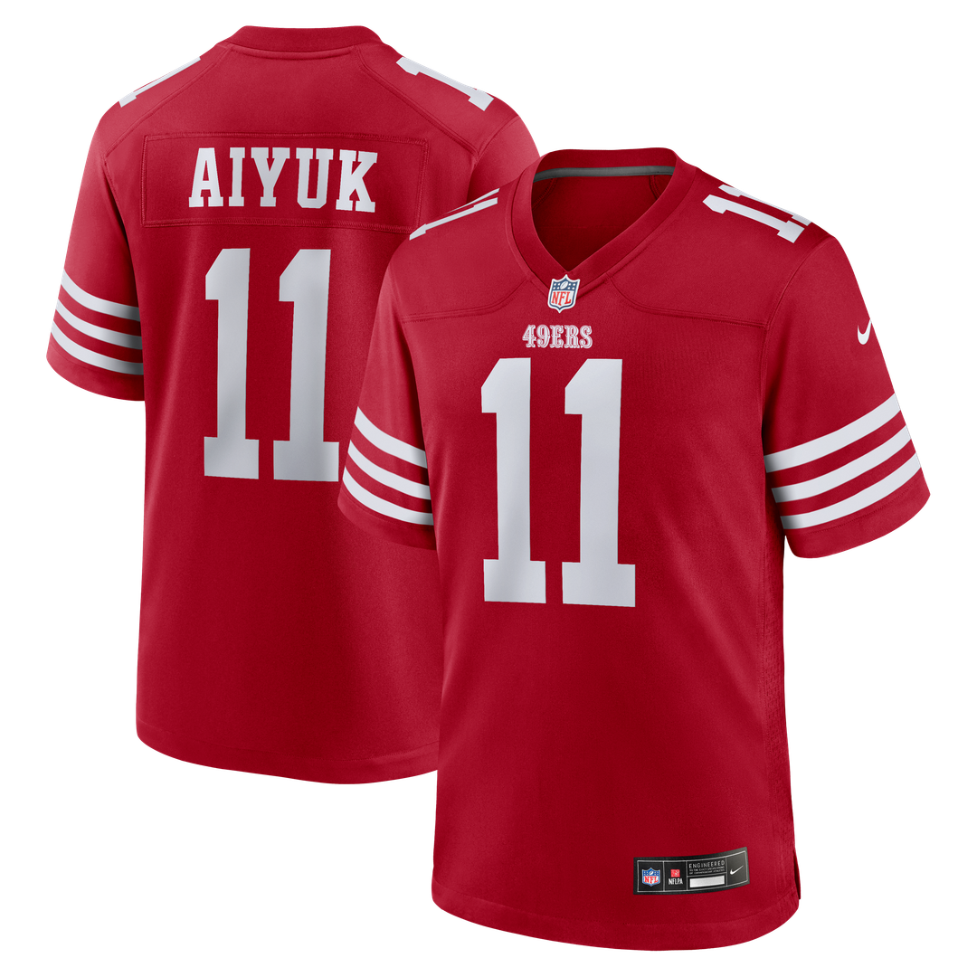 Brandon Aiyuk San Francisco 49ers Nike Player Game Jersey - White Official NFL Team Apparel Football Fan Gear
