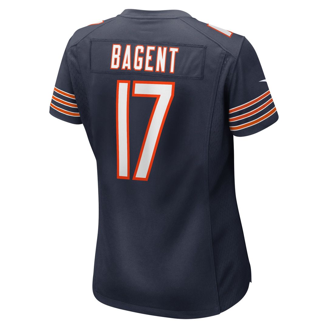 Tyson Bagent Chicago Bears Nike Women's Game Jersey - Navy Official NFL Team Apparel Football Fan Gear