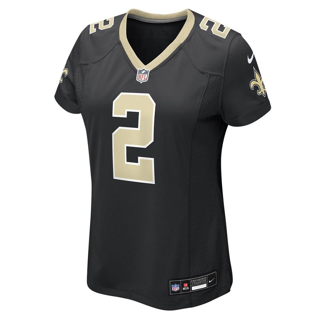 Spencer Rattler New Orleans Saints Nike Women's Team Game Jersey - Black Official NFL Team Apparel Football Fan Gear