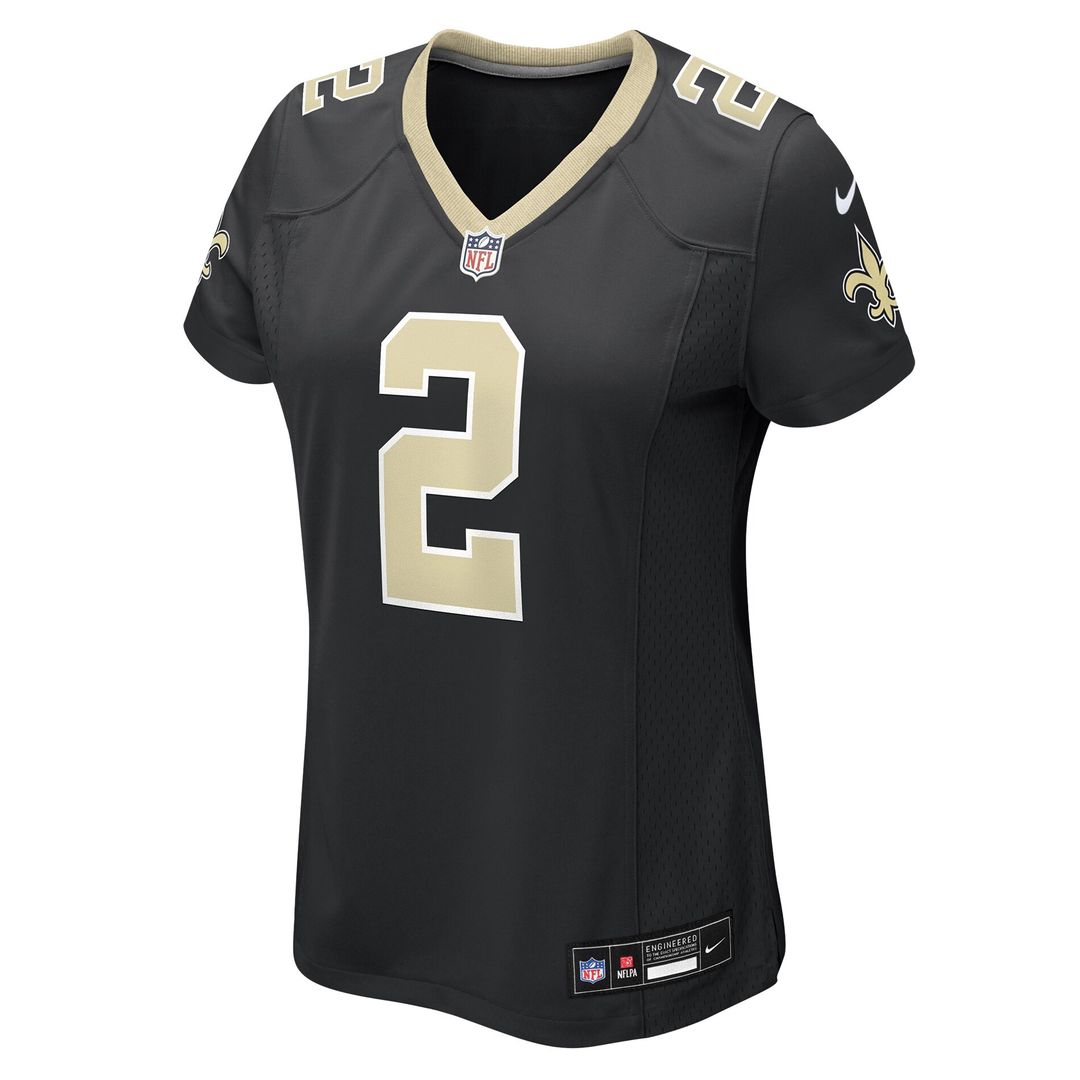 Spencer Rattler New Orleans Saints Nike Women's Team Game Jersey - Black Official NFL Team Apparel Football Fan Gear