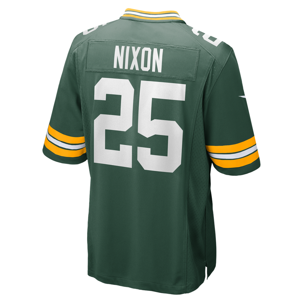 Keisean Nixon Green Bay Packers Nike Game Player Jersey - Green Official NFL Team Apparel Football Fan Gear