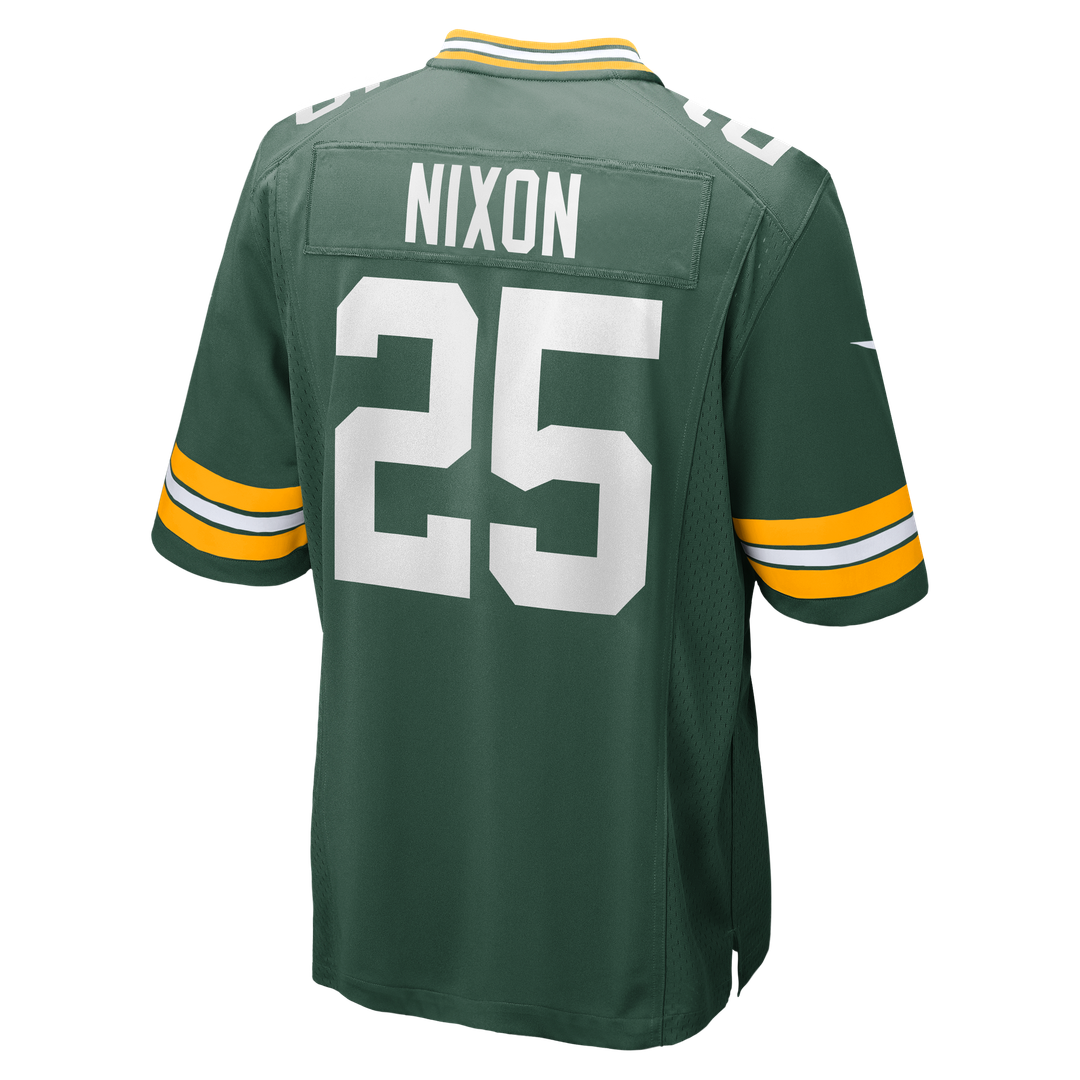 Keisean Nixon Green Bay Packers Nike Game Player Jersey - Green Official NFL Team Apparel Football Fan Gear