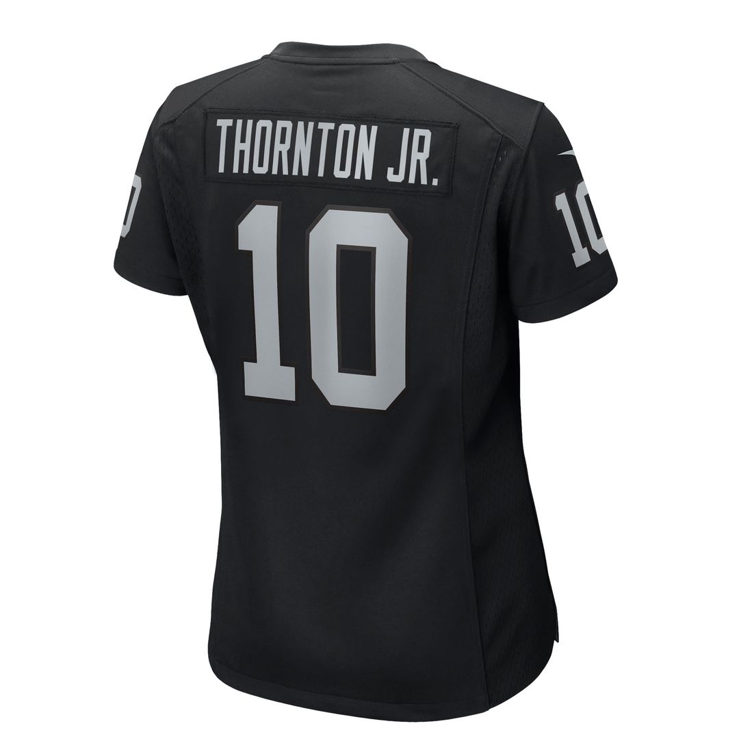Dont'e Thornton Jr. Las Vegas Raiders Nike Women's Team Game Jersey - Black Official NFL Team Apparel Football Fan Gear