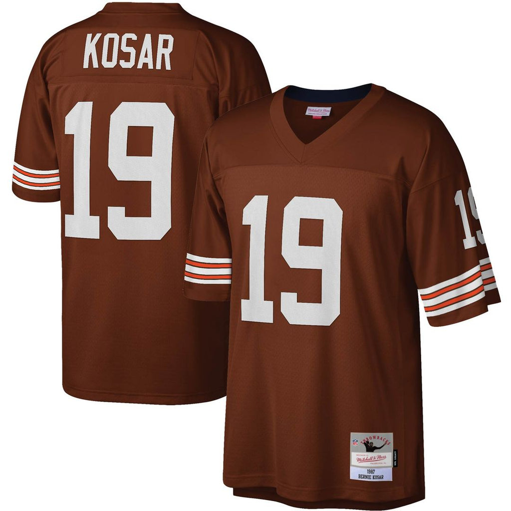 Bernie Kosar Cleveland Browns Mitchell & Ness Legacy Replica Jersey - Brown Official NFL Team Apparel Football Fan Gear