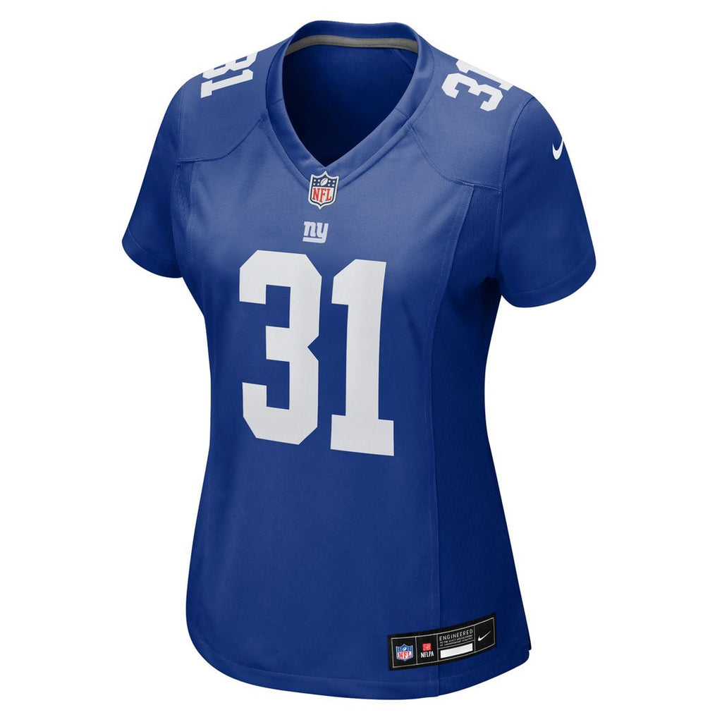 Nic Jones New York Giants Nike Women's Team Game Jersey - Royal Official NFL Team Apparel Football Fan Gear