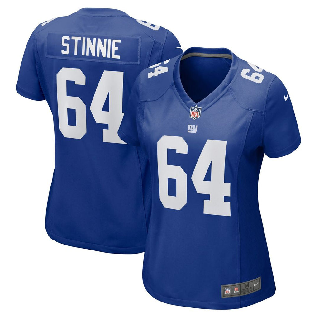 Aaron Stinnie New York Giants Nike Women's Game Jersey - Royal Official NFL Team Apparel Football Fan Gear