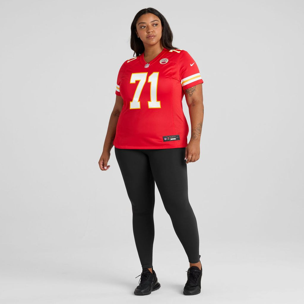 Josh Simmons Kansas City Chiefs Nike Women's Team Game Jersey - Red Official NFL Team Apparel Football Fan Gear