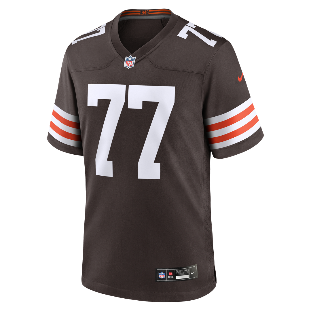 Zion Johnson Cleveland Browns Nike Team Game Jersey - Brown Official NFL Team Apparel Football Fan Gear