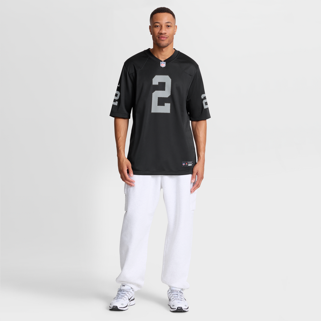 Ashton Jeanty Las Vegas Raiders Nike Team Game Jersey - Black Official NFL Team Apparel Football Fan Gear