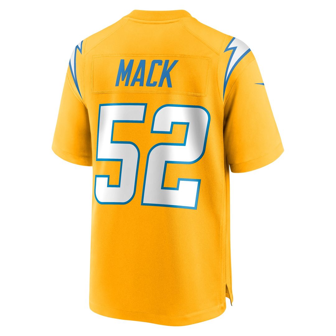 Khalil Mack Los Angeles Chargers Nike Alternate Super Chargers Game Player Jersey - Navy Official NFL Team Apparel Football Fan Gear
