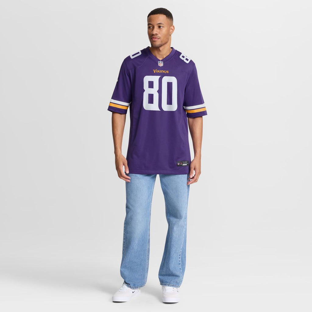 Cris Carter Minnesota Vikings Nike Game Retired Player Jersey - Purple Official NFL Team Apparel Football Fan Gear