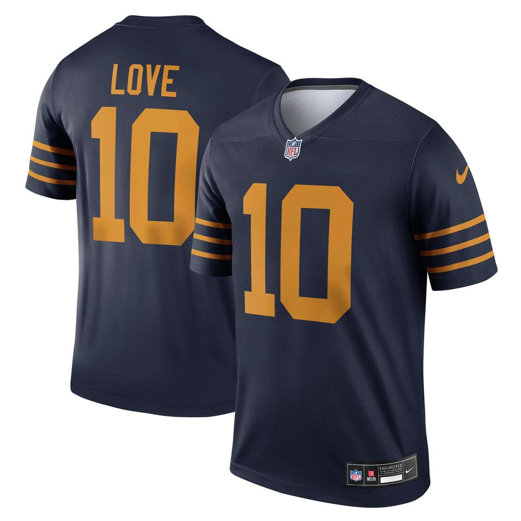 Jordan Love Green Bay Packers Nike The 1923 Classic Legend Player Dri-FIT Top - Navy NFL Fan Gear Popular Style