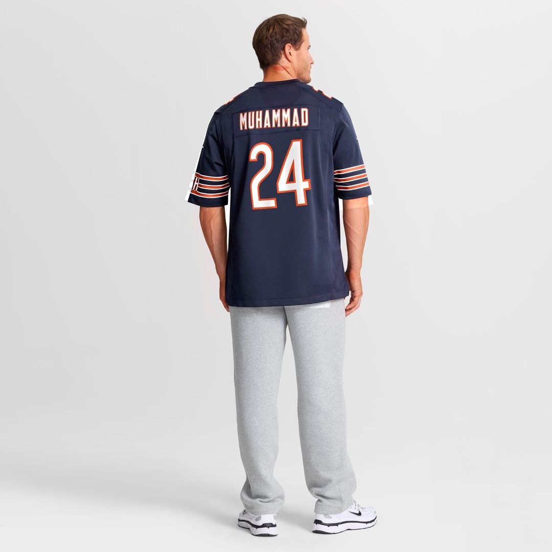 Malik Muhammad Chicago Bears Nike Team Game Jersey - Navy Official NFL Team Apparel Football Fan Gear