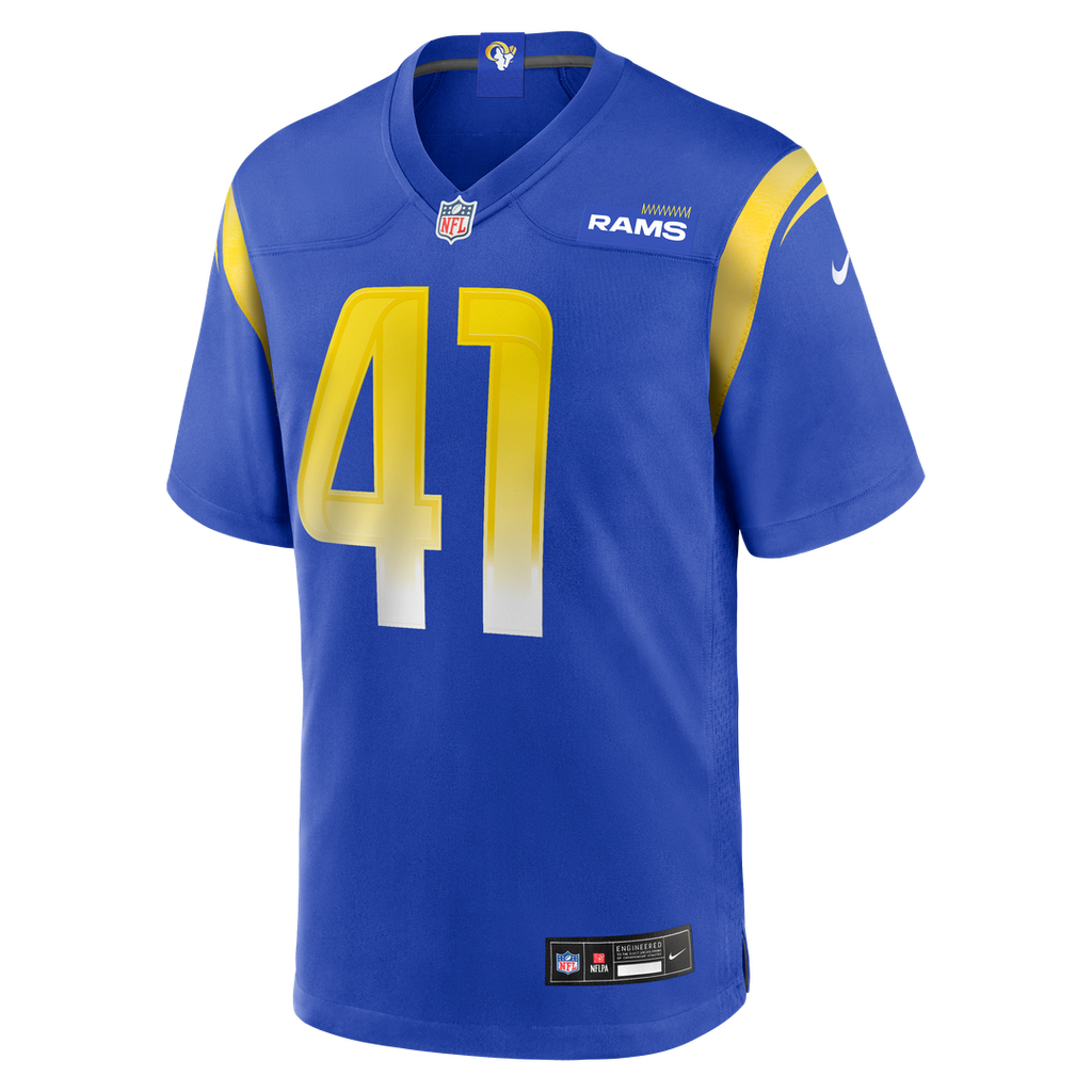 Cameron McCutcheon Los Angeles Rams Nike Game Jersey - Royal Official NFL Team Apparel Football Fan Gear