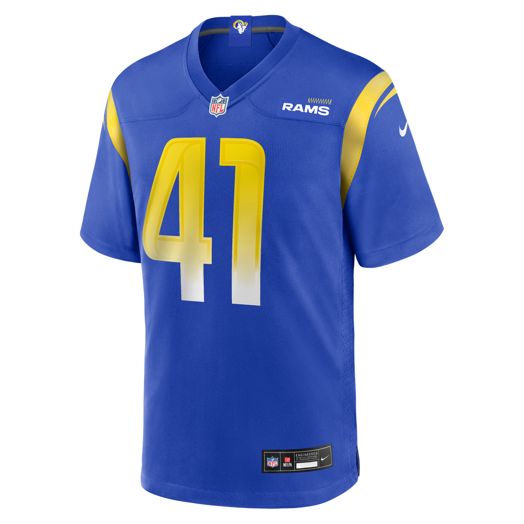 Cameron McCutcheon Los Angeles Rams Nike Game Jersey - Royal Official NFL Team Apparel Football Fan Gear