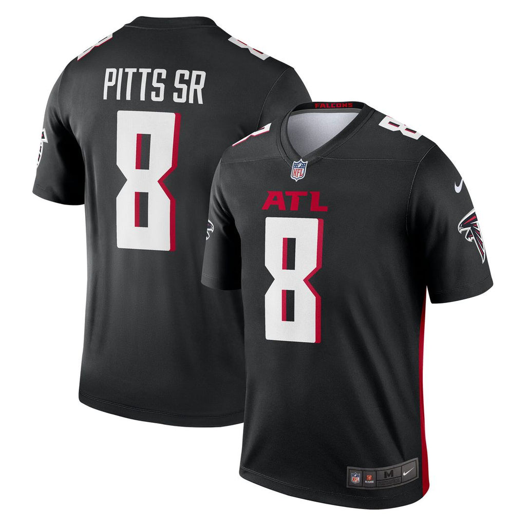Kyle Pitts Sr. Atlanta Falcons Nike Legend Player Performance Top - Black NFL Fan Gear Popular Style