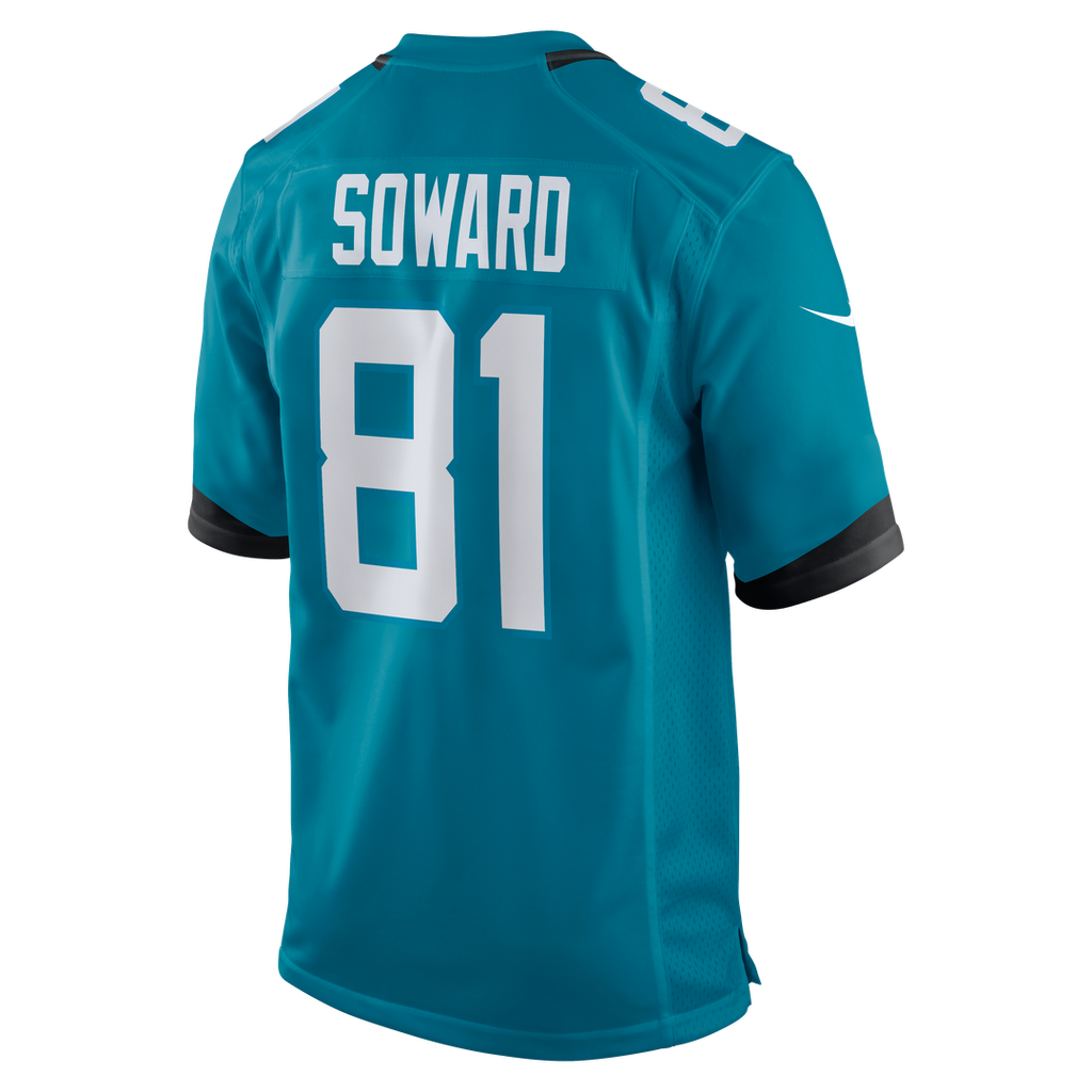 R. Jay Soward Jacksonville Jaguars Nike Retired Player Team Game Jersey - Teal Official NFL Team Apparel Football Fan Gear