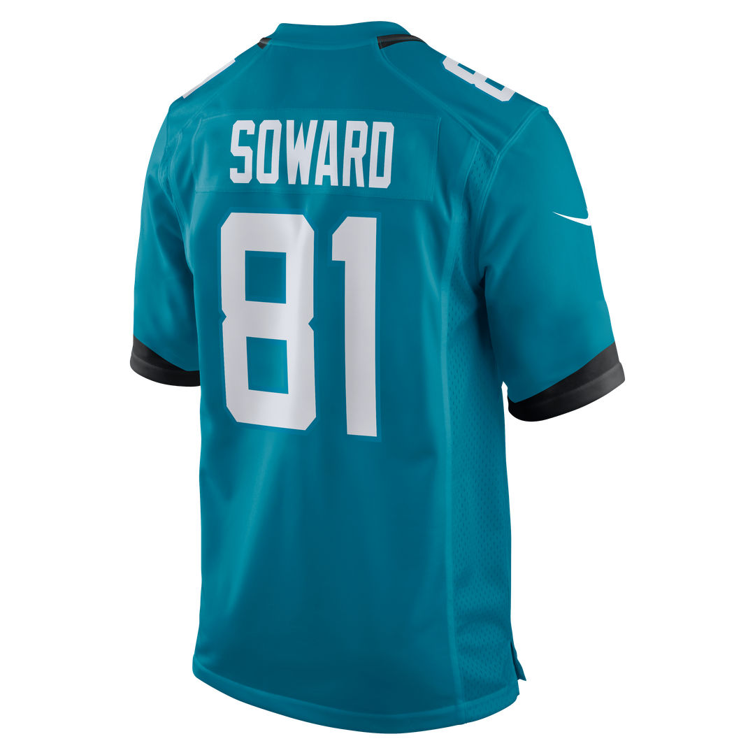 R. Jay Soward Jacksonville Jaguars Nike Retired Player Team Game Jersey - Teal Official NFL Team Apparel Football Fan Gear