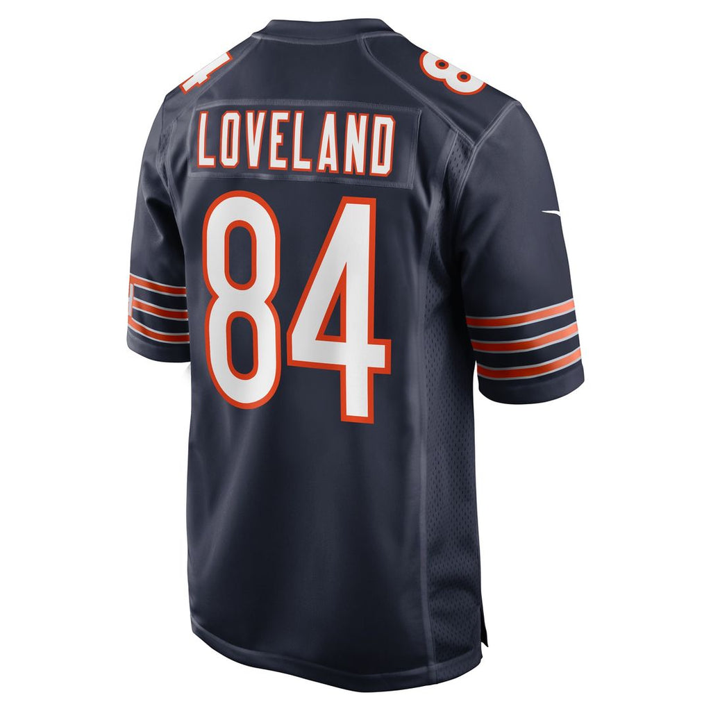 Colston Loveland Chicago Bears Nike Team Game Jersey - Navy Official NFL Team Apparel Football Fan Gear