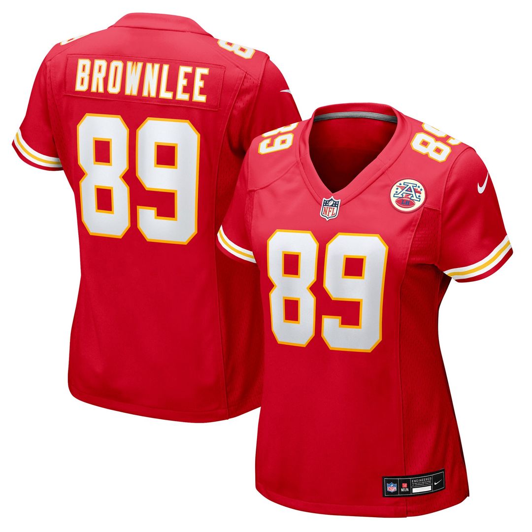 Jason Brownlee Kansas City Chiefs Nike Women's Team Game Jersey - Red Official NFL Team Apparel Football Fan Gear