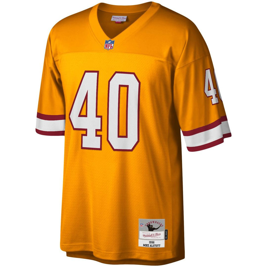 Mike Alstott Tampa Bay Buccaneers Mitchell & Ness Big & Tall 1996 Retired Player Replica Jersey - Orange Official NFL Team Apparel Football Fan Gear