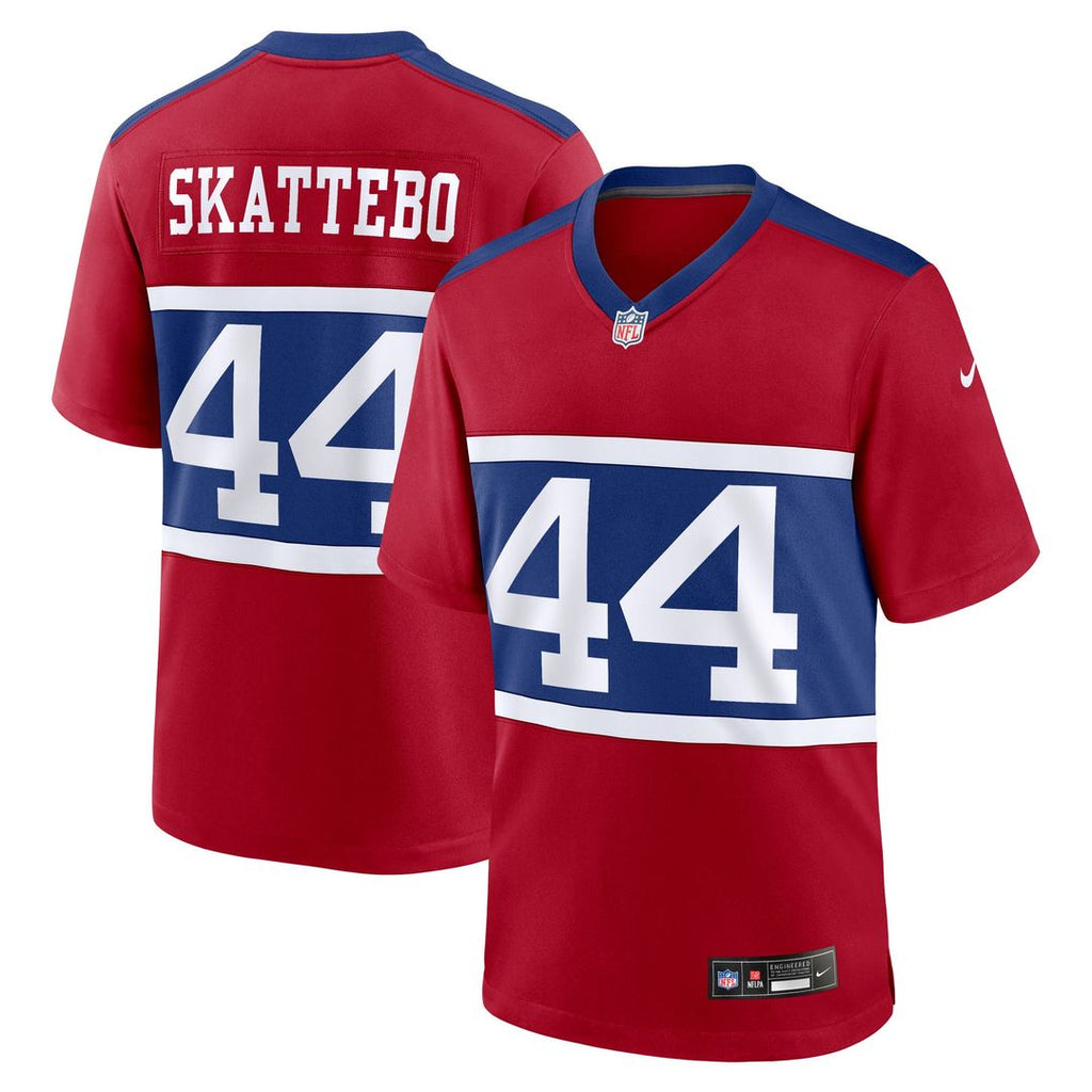 Cam Skattebo New York Giants Nike Alternate Century Red Game Jersey - Red Official NFL Team Apparel Football Fan Gear