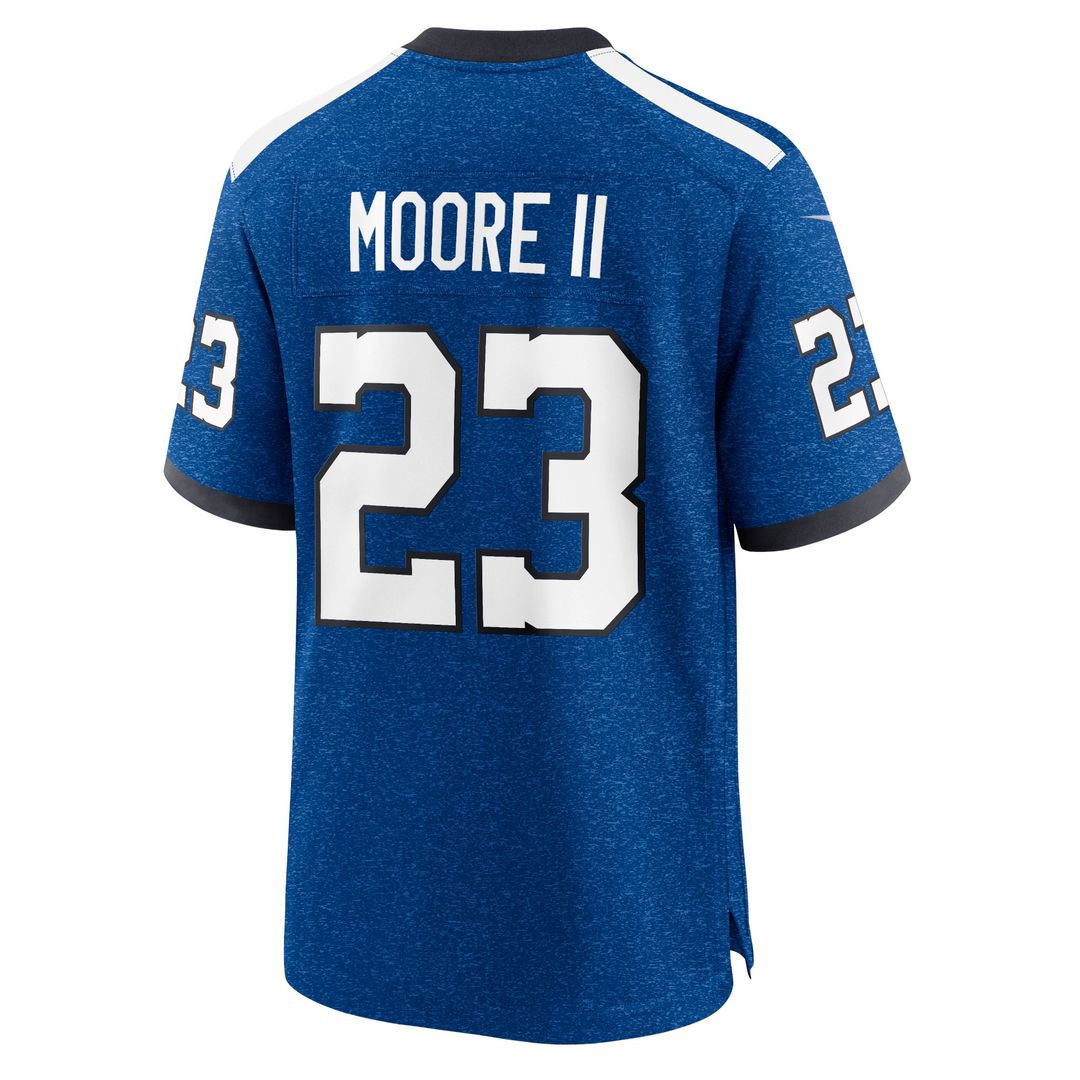 Kenny Moore II Indianapolis Colts Nike Indiana Nights Alternate Game Jersey - Royal Official NFL Team Apparel Football Fan Gear