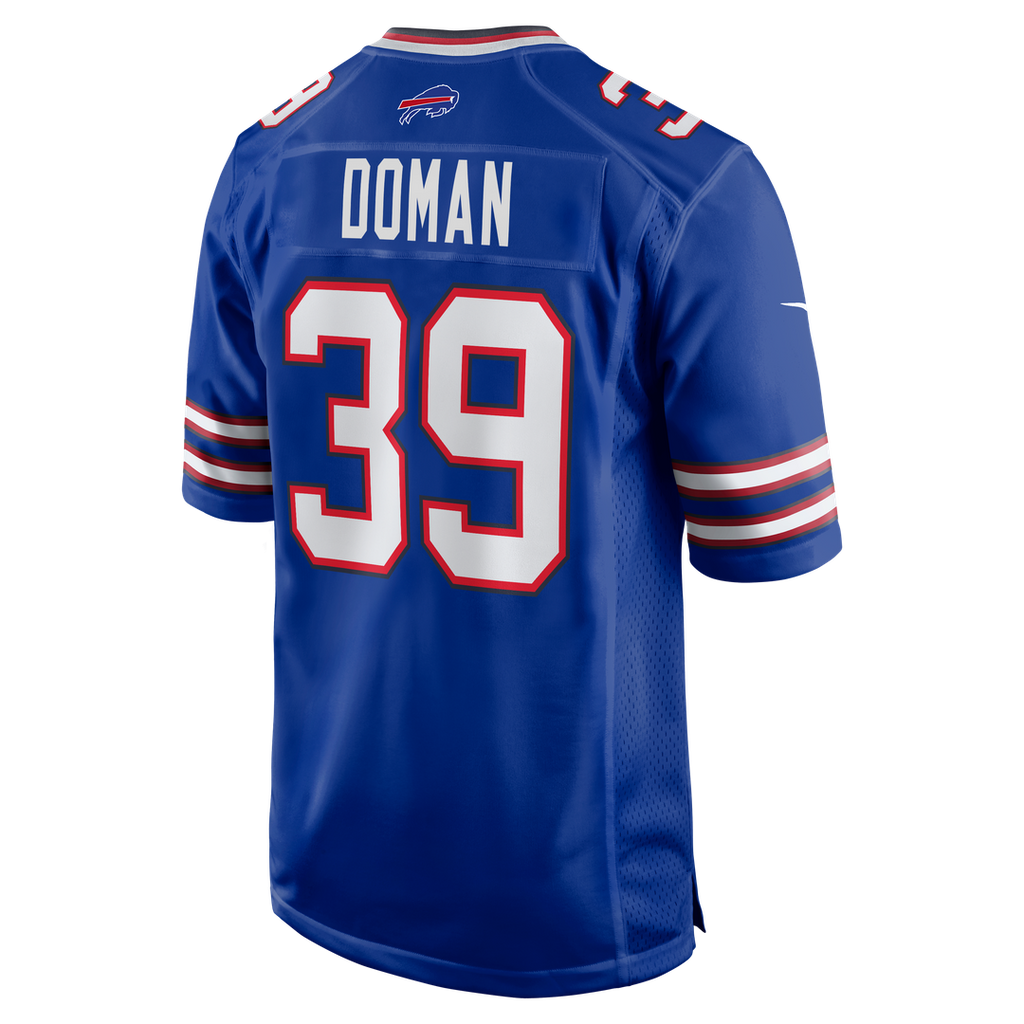 Tommy Doman Buffalo Bills Nike Team Game Jersey - Royal Official NFL Team Apparel Football Fan Gear