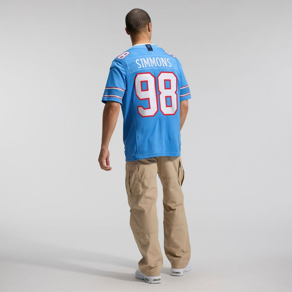 Jeffery Simmons Tennessee Titans Nike Vapor F.U.S.E. Stitched Limited Jersey - White Official NFL Team Apparel Football Fan Gear