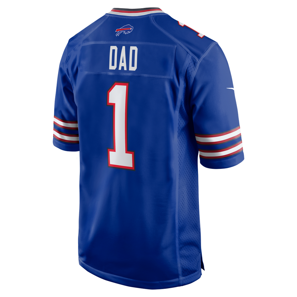 Number 1 Dad Buffalo Bills Nike Game Jersey - Royal Official NFL Team Apparel Football Fan Gear
