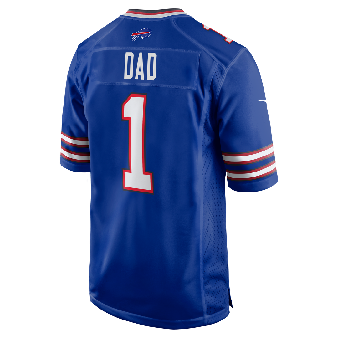 Number 1 Dad Buffalo Bills Nike Game Jersey - Royal Official NFL Team Apparel Football Fan Gear