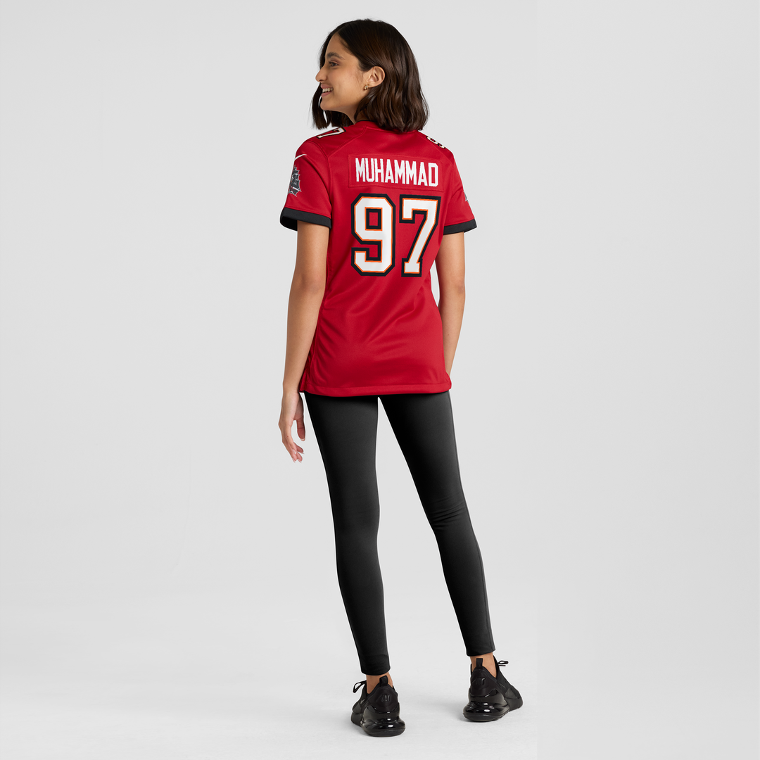 Al-Quadin Muhammad Tampa Bay Buccaneers Nike Women's Team Game Jersey - Red Official NFL Team Apparel Football Fan Gear