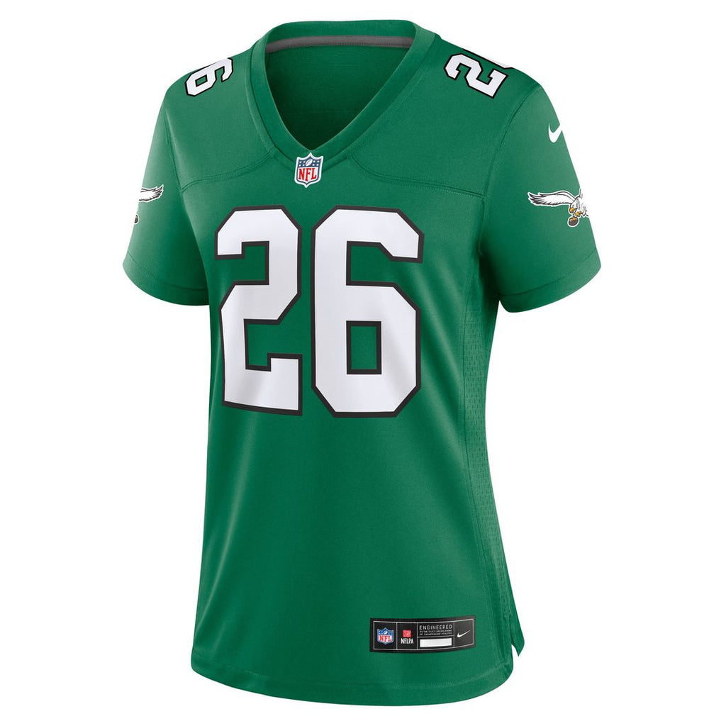 Saquon Barkley Philadelphia Eagles Nike Women's Alternate Game Jersey - Kelly Green Official NFL Team Apparel Football Fan Gear