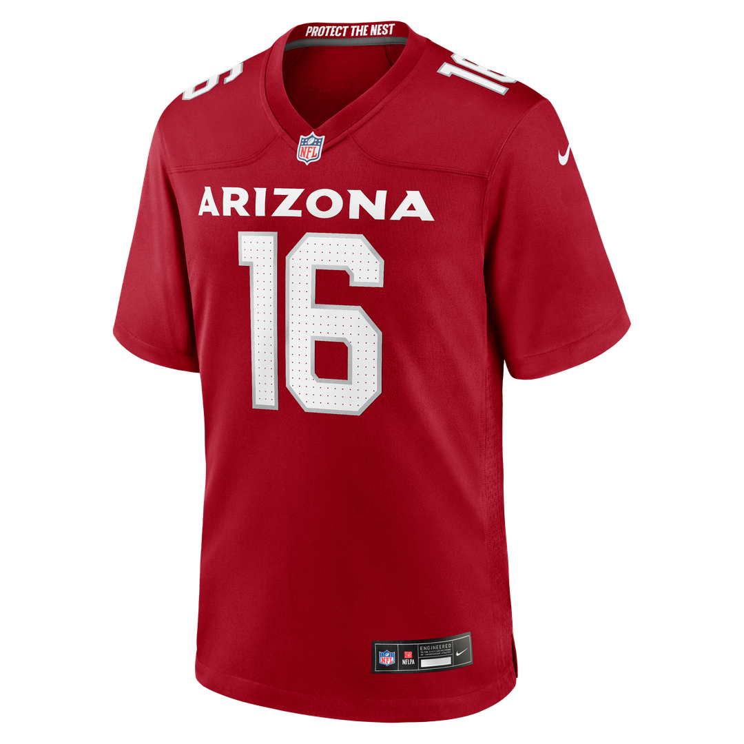 Max Melton Arizona Cardinals Nike Team Game Jersey - Cardinal Official NFL Team Apparel Football Fan Gear
