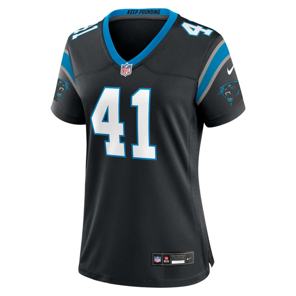 Jacoby Windmon Carolina Panthers Nike Women's Team Game Jersey - Black Official NFL Team Apparel Football Fan Gear
