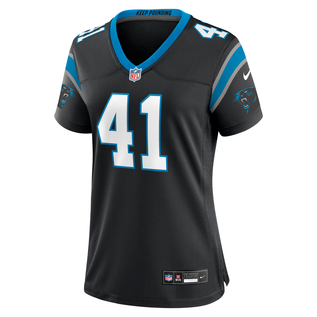 Jacoby Windmon Carolina Panthers Nike Women's Team Game Jersey - Black Official NFL Team Apparel Football Fan Gear
