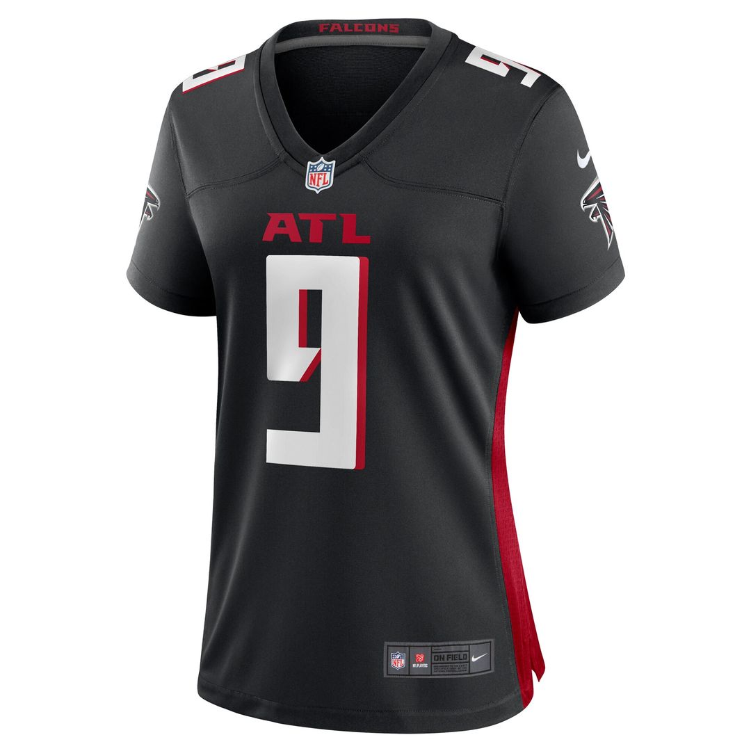 Michael Penix Jr. Atlanta Falcons Nike Women's Game Jersey - Black Official NFL Team Apparel Football Fan Gear