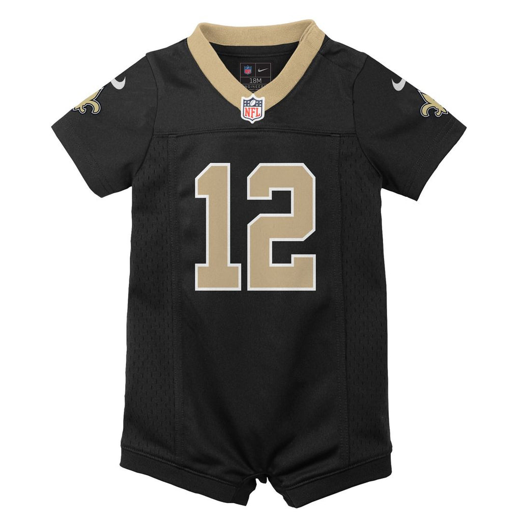 Chris Olave New Orleans Saints Nike Newborn & Infant Game Romper Jersey - Black Official NFL Team Apparel Football Fan Gear
