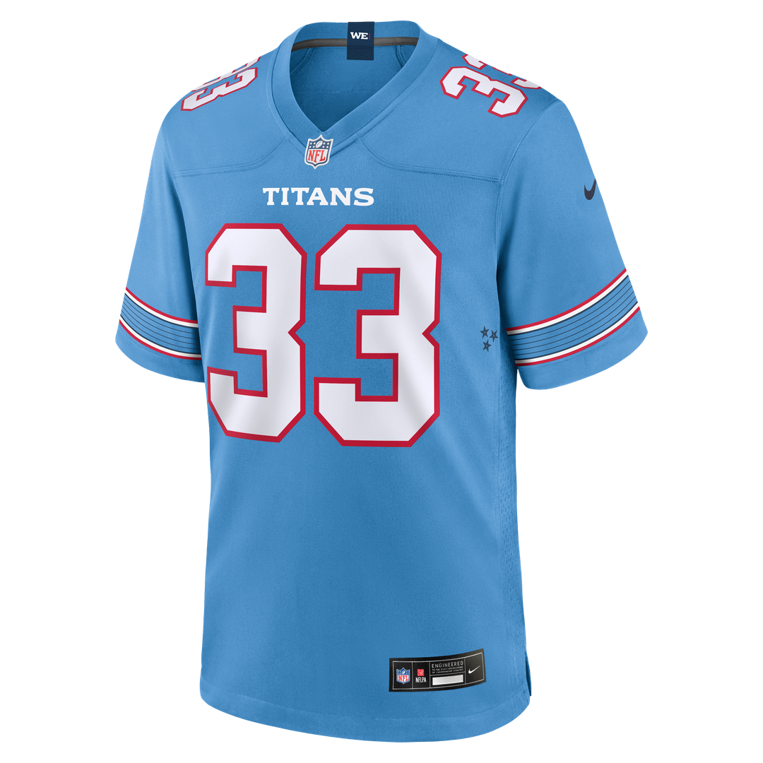 Cedric Gray Tennessee Titans Nike Game Jersey - Light Blue Official NFL Team Apparel Football Fan Gear