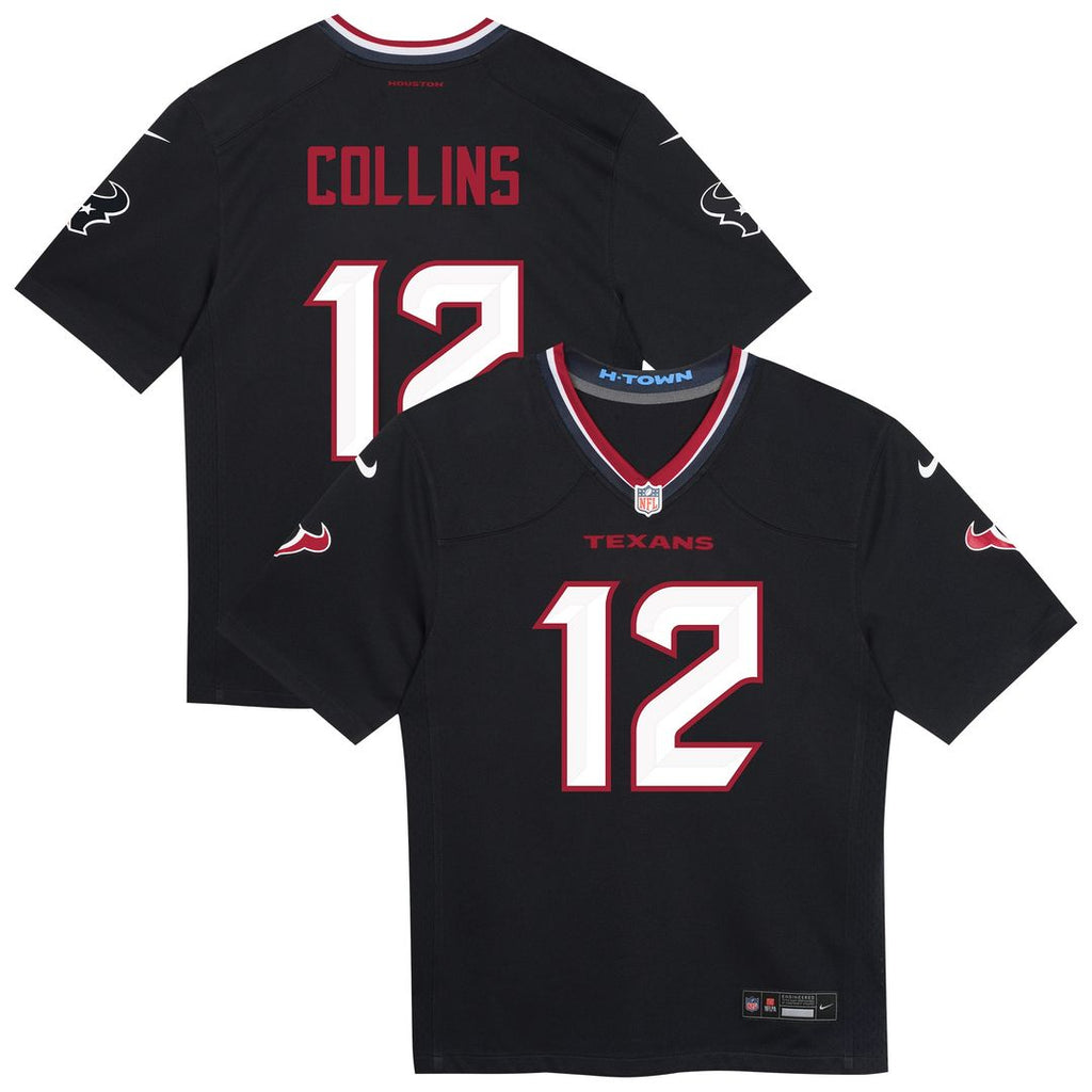 Nico Collins Houston Texans Nike Preschool Team Player Game Jersey - Navy Official NFL Team Apparel Football Fan Gear