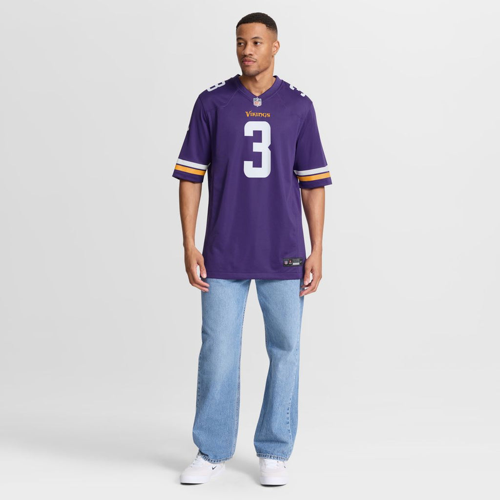 Jordan Addison Minnesota Vikings Nike Game Jersey - Purple Official NFL Team Apparel Football Fan Gear