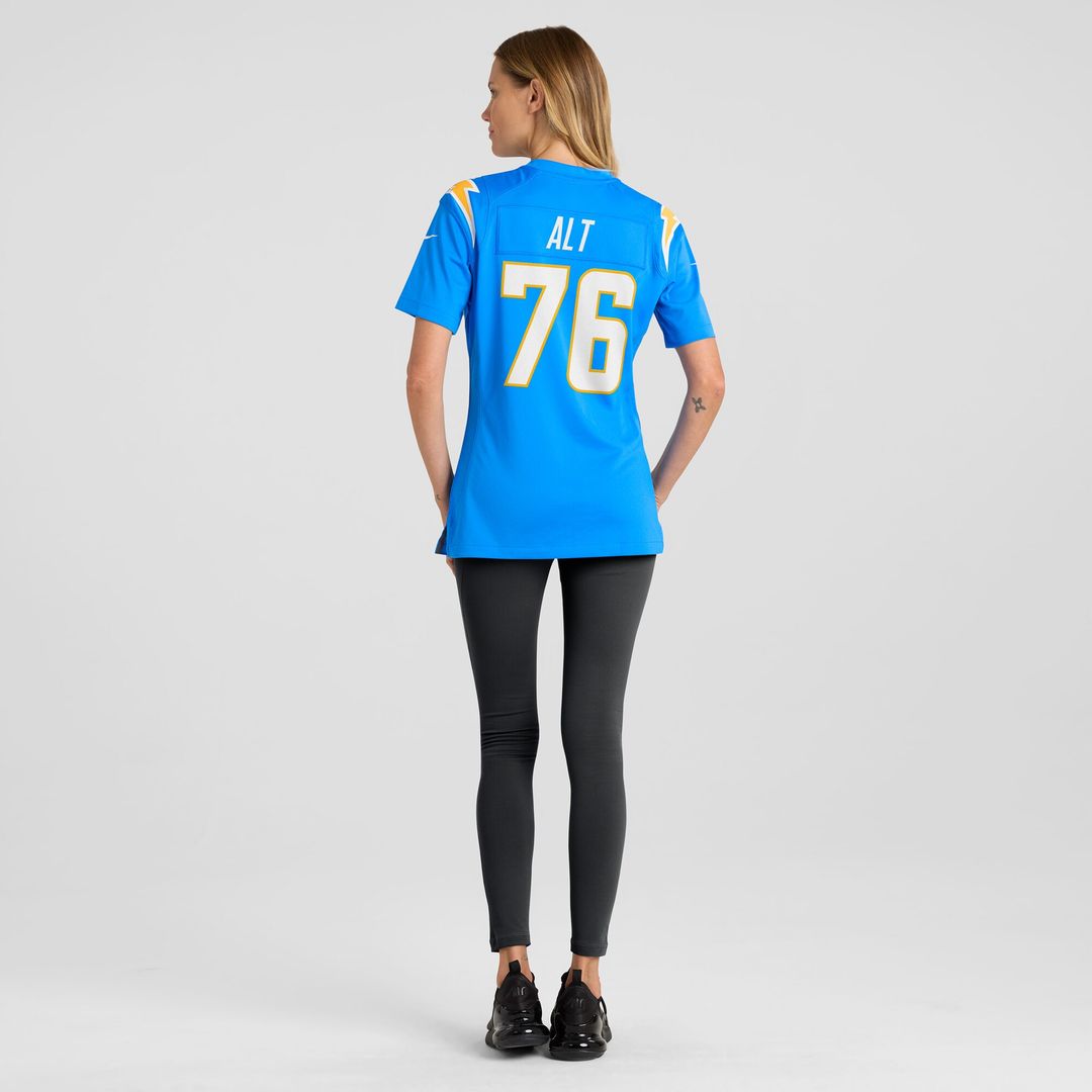 Joe Alt Los Angeles Chargers Nike Women's 2024 NFL Draft First Round Pick Player Game Jersey - Powder Blue Official NFL Team Apparel Football Fan Gear