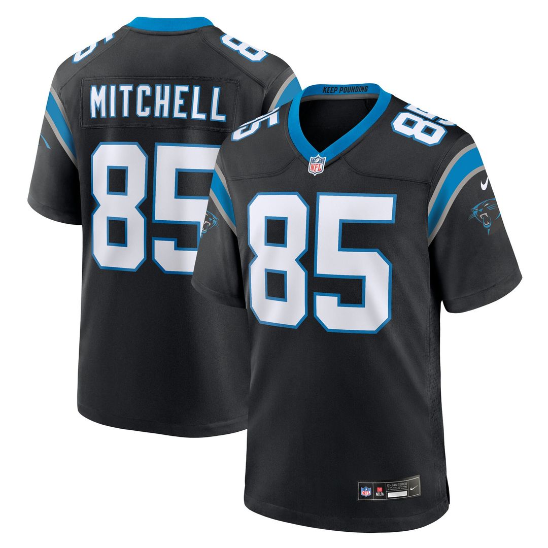 James Mitchell Carolina Panthers Nike Team Game Jersey - Black Official NFL Team Apparel Football Fan Gear