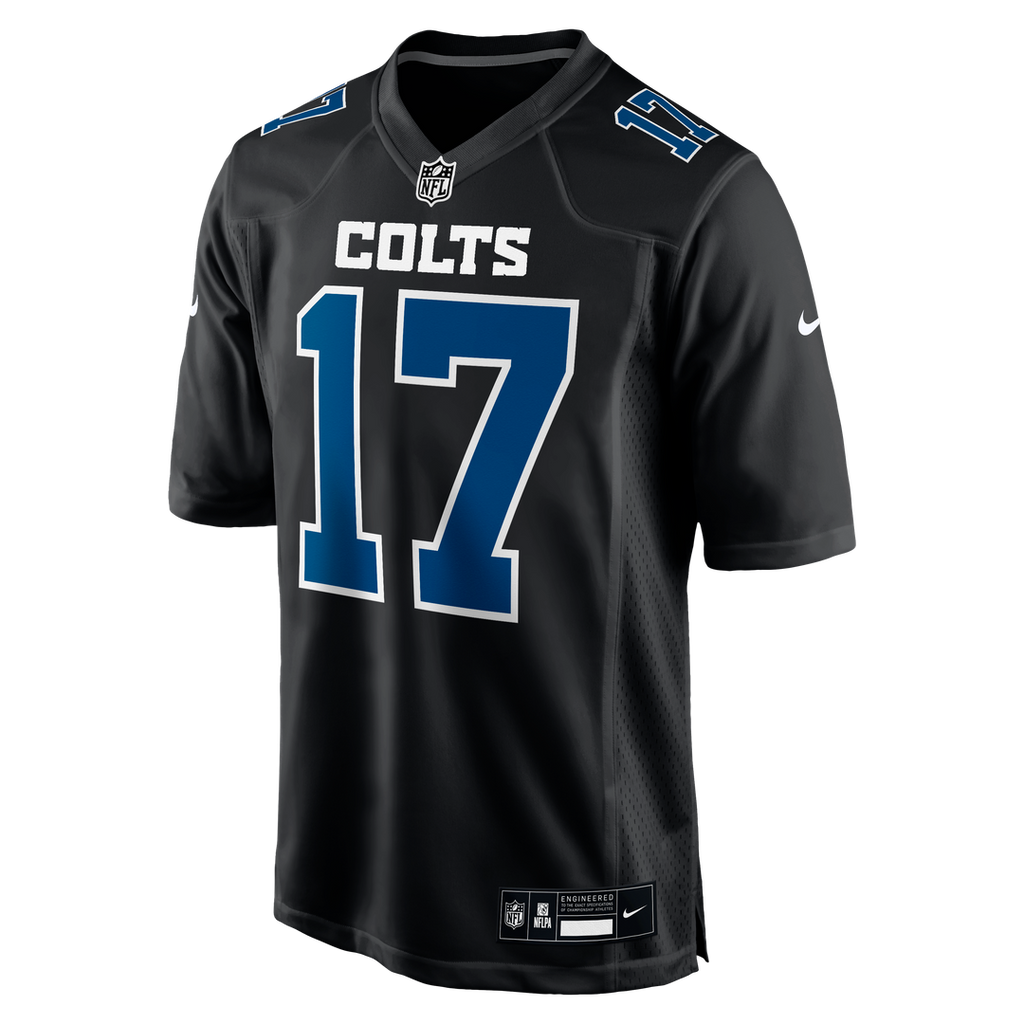 Daniel Jones Indianapolis Colts Nike Fashion Game Jersey - Carbon Black Official NFL Team Apparel Football Fan Gear