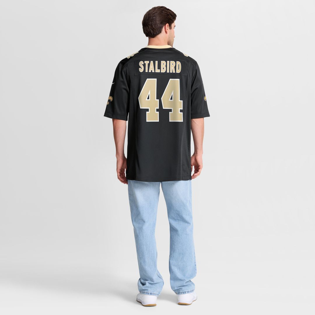 Isaiah Stalbird New Orleans Saints Nike Team Game Jersey - Black Official NFL Team Apparel Football Fan Gear